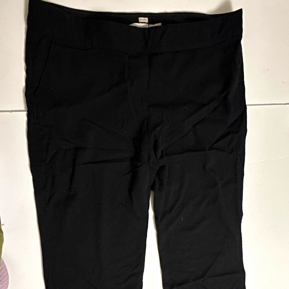 Old Navy Black Women's Stretch Dress Pants Solid Regular Size 16